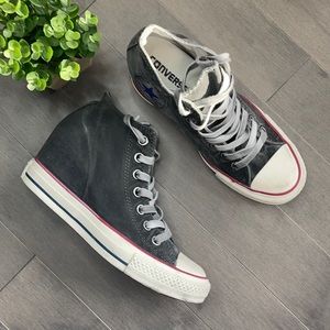 Converse Chuck Taylor Lux Wedge Distressed Sneaker